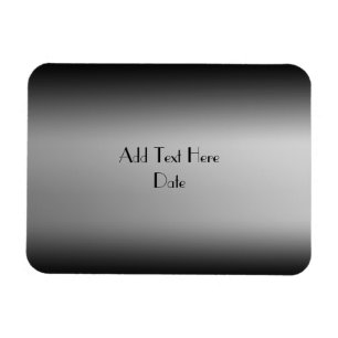 Black and White Gradient Horizon Flex Magnet