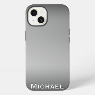 Black and White Gradient Horizon Personalised iPhone 13 Case