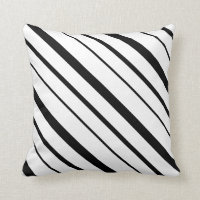 Black and White Graduated Stripes