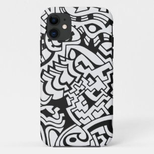 Black and white graffiti street art Case-Mate iPhone case