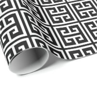 Black and White Greek Key Pattern