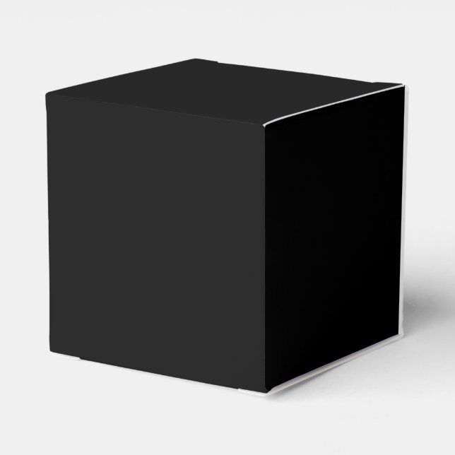Black And White Half and Half graphic Favour Box (Back Side)
