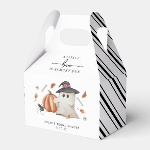 Black and White Halloween Baby Shower Favour Box