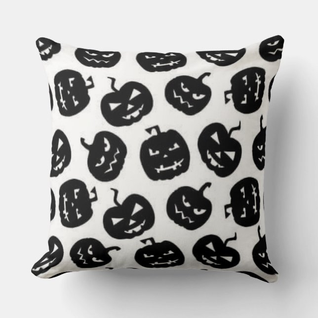 Black And White Halloween Elements  Cushion (Front)