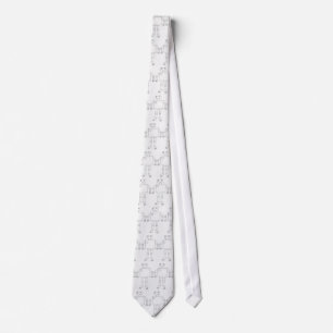 Black and White Hently the Robot Tie