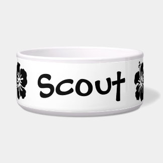 Black and White Hibiscus Flowers With Name