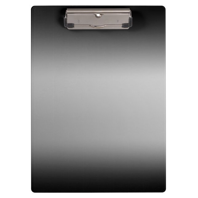 Black and White Horizon Clipboard (Front)