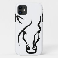 Black and White Horse Face