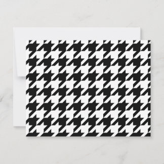 Black and White Houndstooth