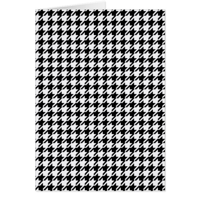Black and White Houndstooth by Shirley Taylor (Front)