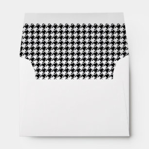 Black and White Houndstooth by Shirley Taylor Envelope