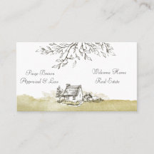 Black and White House Realtor