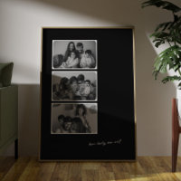 Black and White How Lucky Are We 3 Photos Wall Art