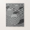 Black and white illustration with balls on a chess
