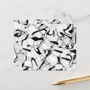 Black and White in Motion Paper Sheet