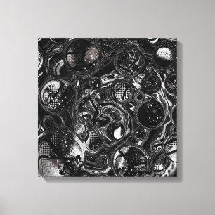 Black and White Infinity Canvas Print