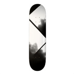 Black and White Ink Look Deck Customisable Skateboard