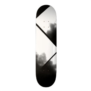 Black and White Ink Look Deck Customisable Skateboard
