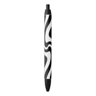 Black and white ink pen
