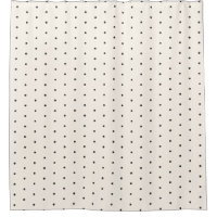 Black and White Ivory Polka Dot Pattern Retro 