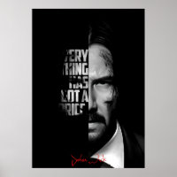 Black and white John Wick quote