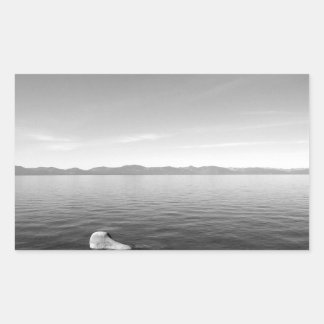 Black And White Landscape 11 Rectangular Sticker