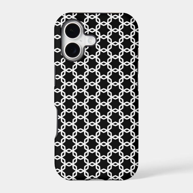 Black and White Lattice Pattern (Back)