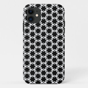 Black and White Lattice Pattern Case-Mate iPhone Case