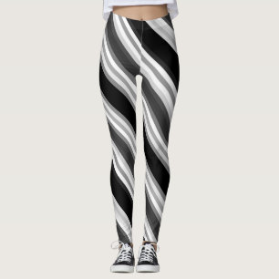 Black and White  Leggings