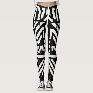 Black and white leggings