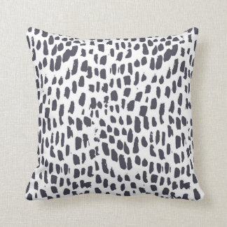 Black and White Leopard Cushion