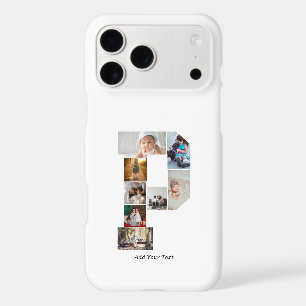 Black and White Letter P Photo Collage