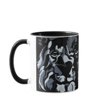 Black and White Lion