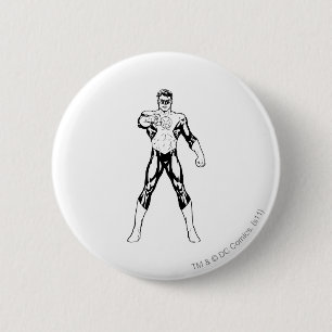 Black and White Looking forward 6 Cm Round Badge