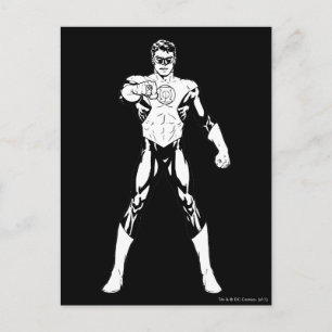 Black and White Looking forward Postcard