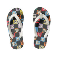 Black and White LOONEY TUNES™ in Colourful Chequer