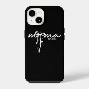 Black and White Mama Est Personalised iPhone 14 Case