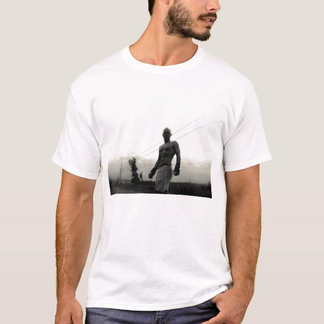 BLACK AND WHITE MAN T-Shirt (Front)