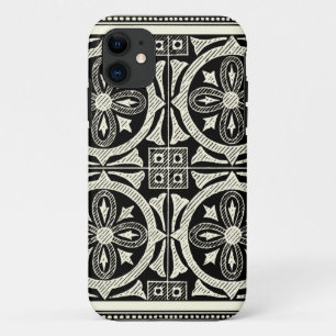 Black and White Mandala Motif by Vision Studio iPhone 11 Case