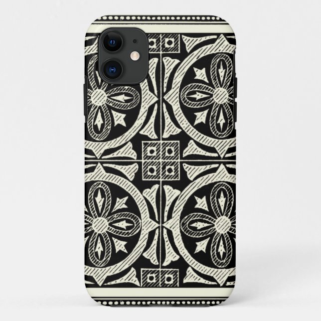 Black and White Mandala Motif by Vision Studio Case-Mate iPhone Case (Back)