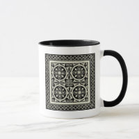 Black and White Mandala Motif by Vision Studio
