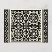 Black and White Mandala Motif by Vision Studio