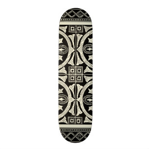 Black and White Mandala Motif by Vision Studio Skateboard