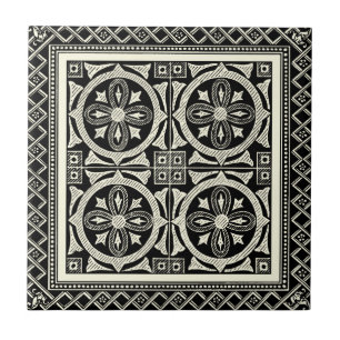 Black and White Mandala Motif by Vision Studio Tile
