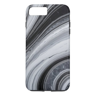 Black and white marble abstract Case-Mate iPhone case