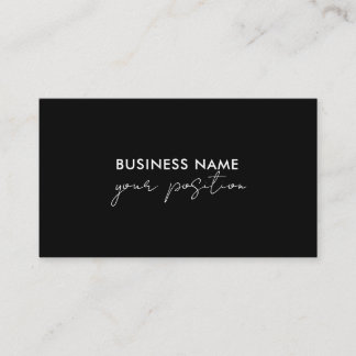 Black and White Marble Business Card