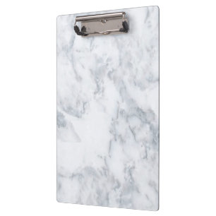 Black and White Marble Clipboard