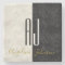 Black and White Marble Initials Monogrammed