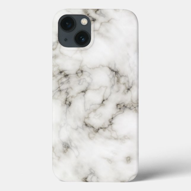 black and white marble stone finish Case-Mate iPhone case (Back)