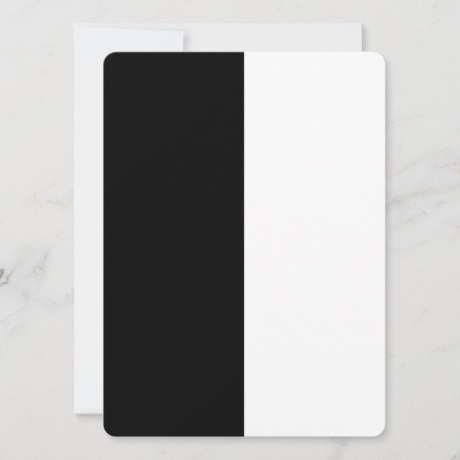 Black And White Middle Customise This (Front)